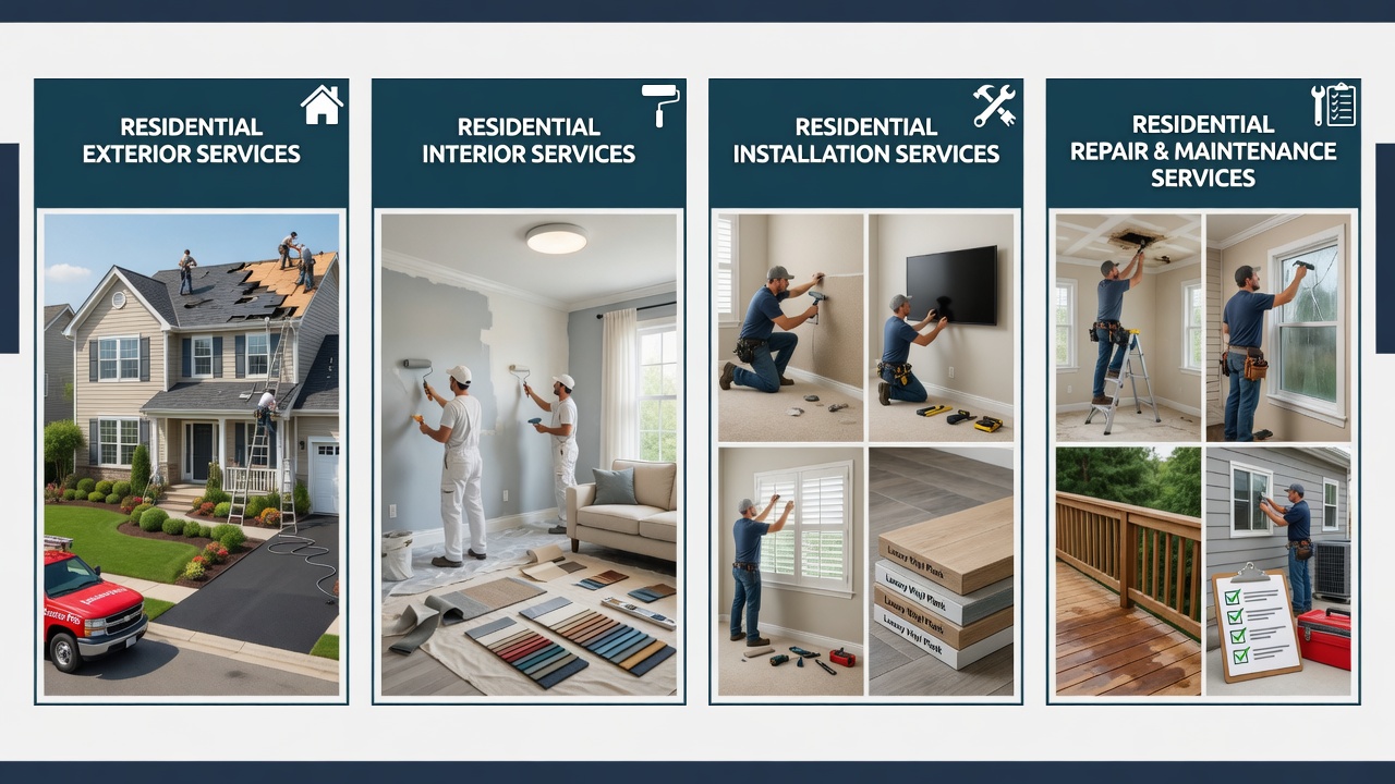 four areas of service